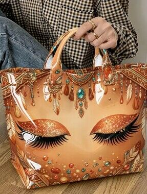 Glamourous Eyeprint Tote Shoulder Handbag